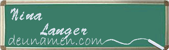 Nina Langer Visitenkarte